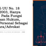 Pasal 16 UU No