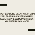 Pemkot Bandung Gelar Nikah Gratis